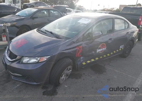 2014 Honda Civic Lx from USA, damaged, VIN 19XFB2F51EE209524